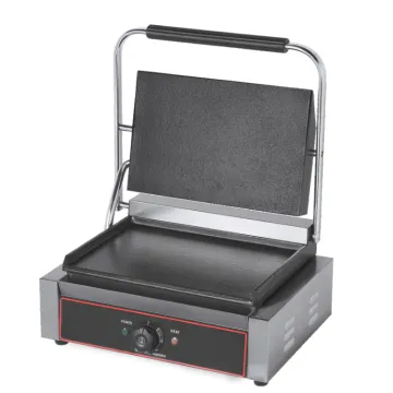 Electric Heating pressing plate grilling furnace commercial Kitchen Use Breakfast Making Contact Grill panini grill
