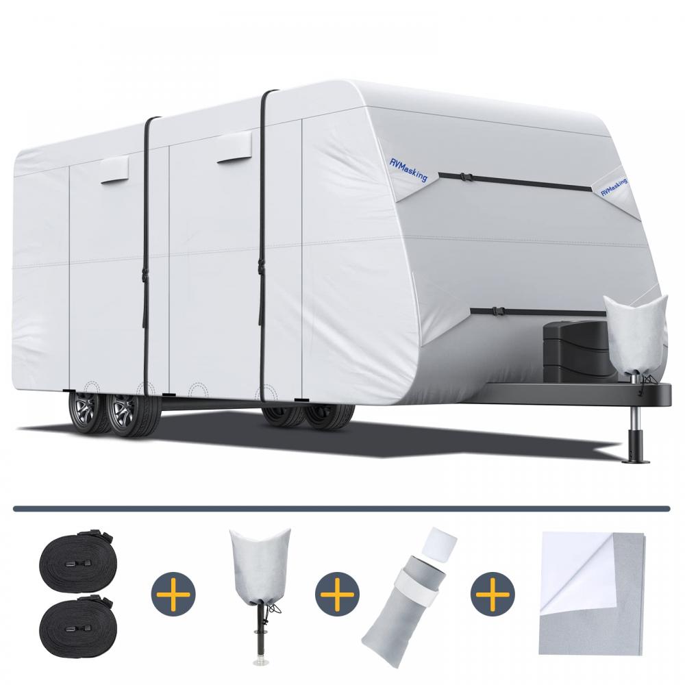 2022 Penutup Rip-Stop RV Cover Trailer Windproof Travel