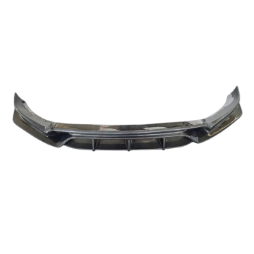 High-Gloss Carbon Fiber Front Bumper Lip for Porsche Cayenne (9Y0) 2018-2022: Enhance Your SUV's Style and Protection
