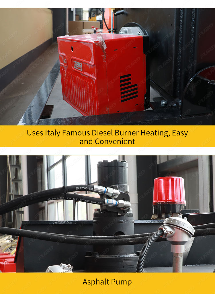 500L road pavement sealing machine