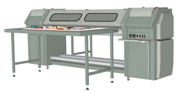 flatbed printer 2m * 6 PCS SPT510 1440DPI