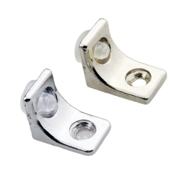 Fast Delivery Zinc Alloy Chrome Welding Angle Brackets for Furniture and Industrial Decorations