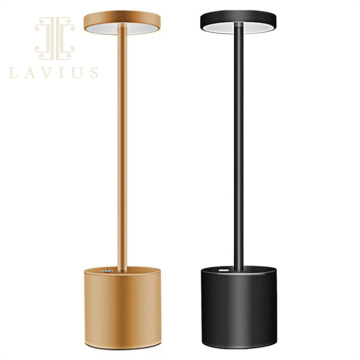 Reka bentuk baru lampu meja bateri usb tanpa wayar dimmable