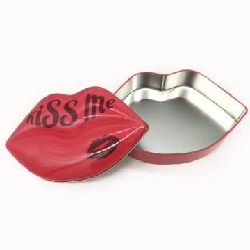 Custom Tinplate Lip-Shaped Iron Box