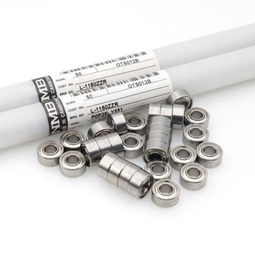 Miniature Stainless Steel Ball Bearings with Rubber Seals - MR Series