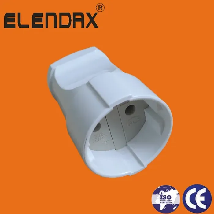 Soket Listrik 2 Pin Bulat Gaya Eropa (P8062)
