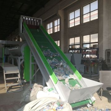 500-1000KG/H Afval plastic PET-fles recycling waslijn