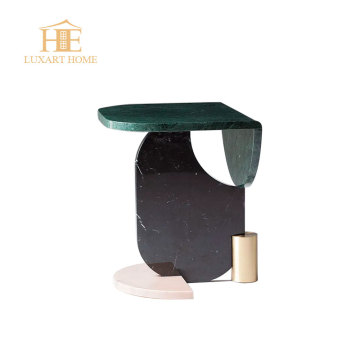 Natural Marble Side Table - High Quality Customizable Coffee Table for Living Room