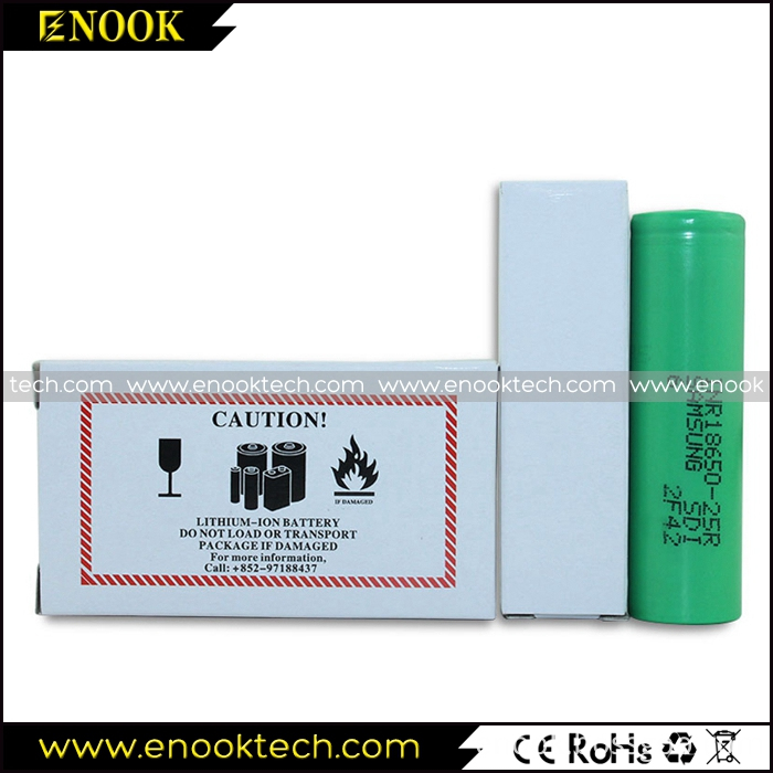 Popular Samsung 25R 2500mah rechargeable Battery