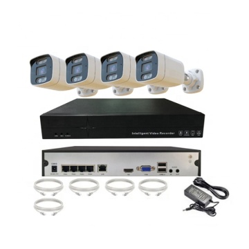 SeeEasy App Waterproof Camera Security System 4K 8MP 4CH POE NVR Kit