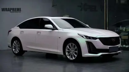 Aurora White Car Wrapping 1.52*18M