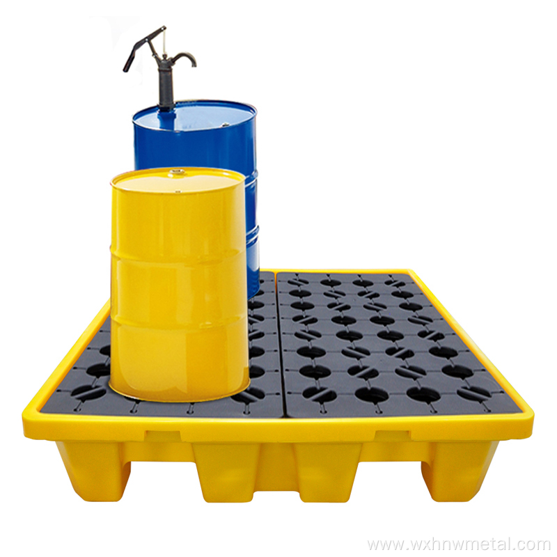 ZOYET PE 4 drum spill plastic pallet