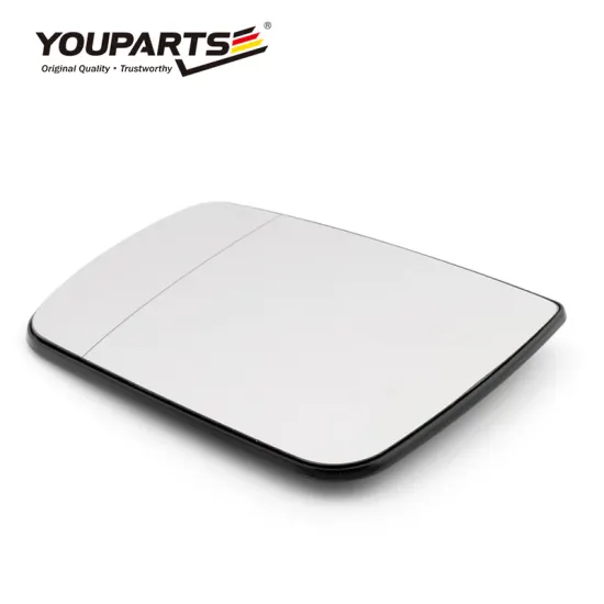 YouParts OEM Heated Door Mirror Glass and Backing Plate for BMW X5 E53