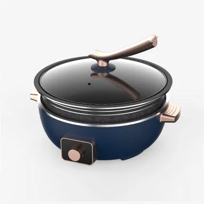 High Performance Aluminum Alloy Electric Skillet Pan for Kitchen