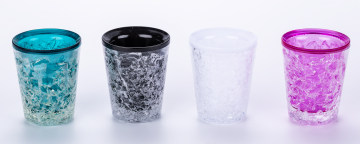 Plastic Double Wall freezer Mug Ice Cold Cup