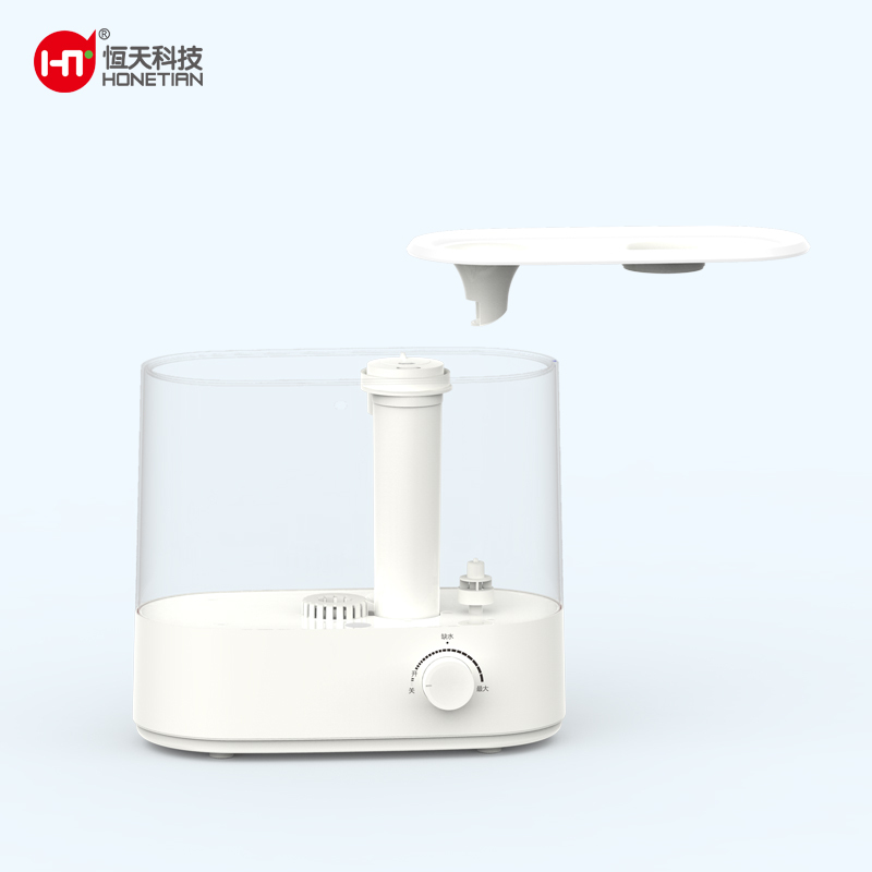 HONETIAN transparent water tank visible water level knob control 4.0L capacity custom colors indoor plastics top fill humidifier