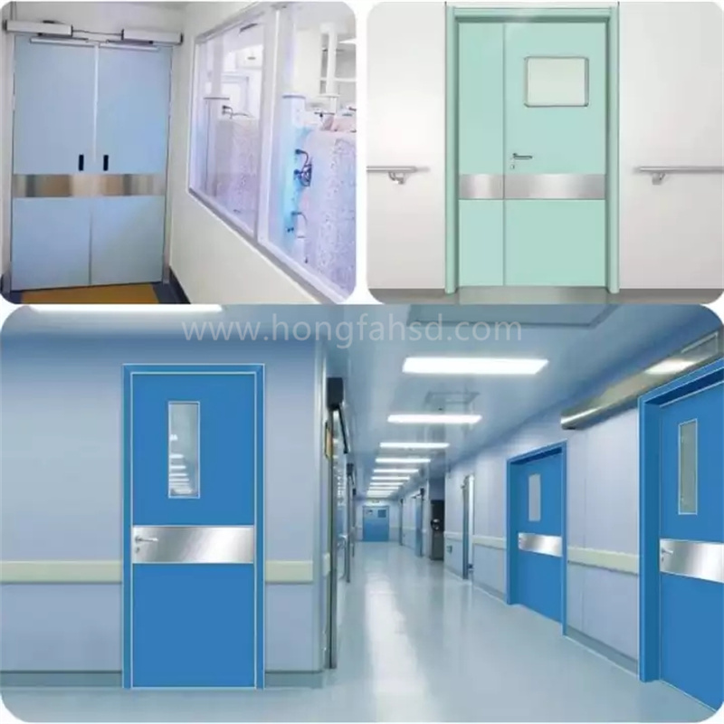 Νοσοκομείο Ερμητική αεροστεγές συρόμενη πόρτα