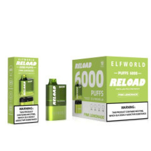 Elf World Reload 6000 Kit Tek Kullanımlık Vape E-sigara Toptan Sağlık Ürünü