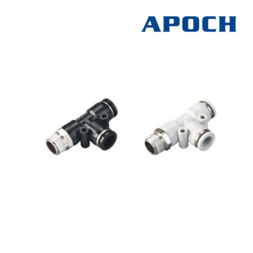 APD সিরিজ পুরুষ থ্রেডেড টি বায়ুসংক্রান্ত দ্রুত ফিটিং