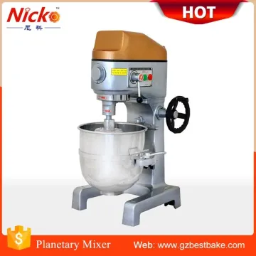 220V/380V (3pH) 50L Commercial Planetary Cake Mixers and Food Mixer Hook for Dough