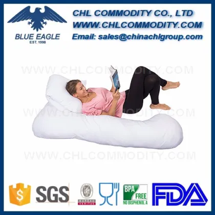 Custom U shape Snoogle Total Body Pillow for pregnancy