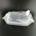 1L 3L 5L 10L transparent plastic standing spout-bag