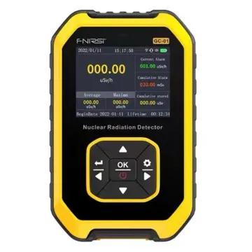 High-Sensitivity Yellow Color Nuclear Radiation Detector for Real-Time X-Ray Monitoring and Digital Radioactive Measurement, Suitable for Ma
