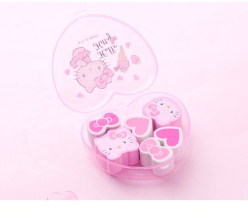 Wholesale Cute Kitty Shape Cartoon Erasers