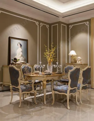 Classic Vintage Wooden Dining Table Solid Wood