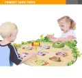 Chauds ventes enfants éducation plastique assommer un tapis de jeu de taupe