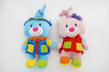 Pulling Musical Bear Plush Toy