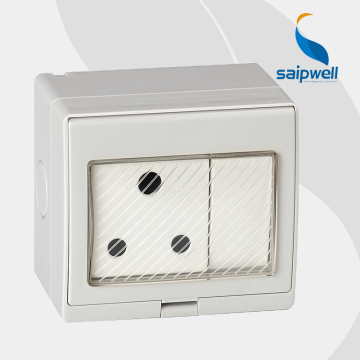 South African Style 250V/16A IP55 Waterproof Switch Socket (SP-SAS)