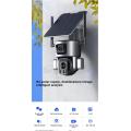 4G CCTV Outdoor Solar Duar Lens Camera