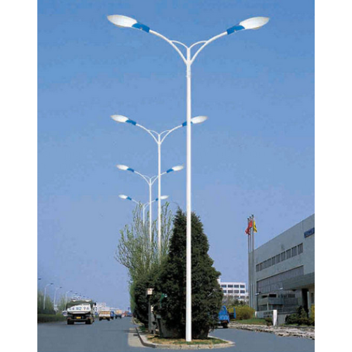 Galvanized lamp pole steel street light pole