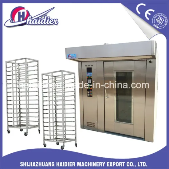Hot Air Rotary Oven with Bakery Racks 16/32/64 Trays