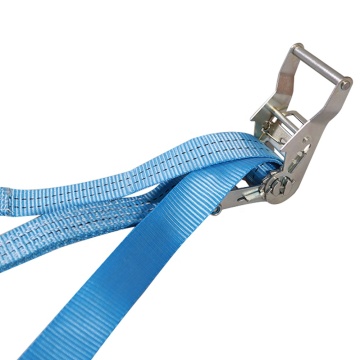 PE cargo lashing 1.5" ratchet tie down strap