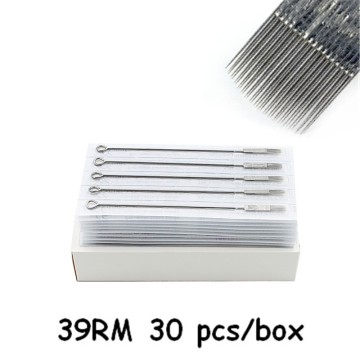 30PCS 39 RM EZ Disposable Sterilized Tattoo Needles Round Magnum Needles Stainless Steel For tattoo grips tattoo tips