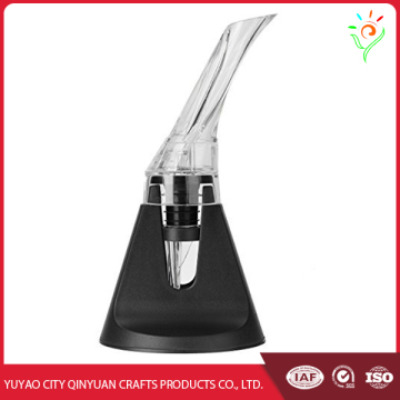 Wine Aerator Pourer 2-in-1 Portable Aerating Pourer and Decanter Spout With Stand