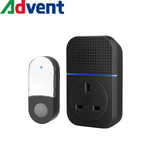 带插座的无线防水门铃，用于家庭安全