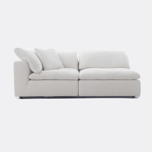 Luxe moderne witte sectionele bank