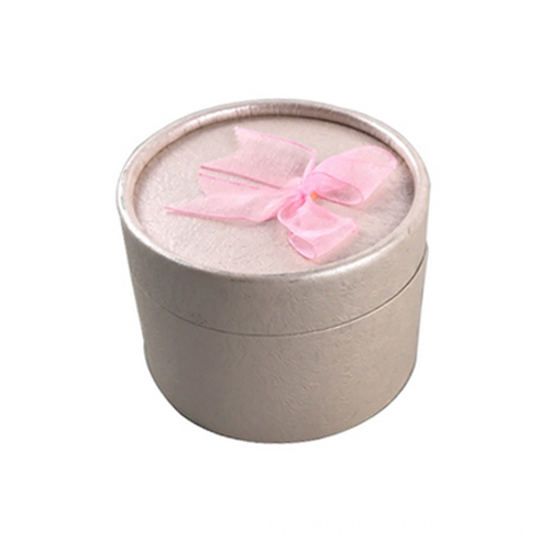 Elegant Pink Round Sweet Craft Paper Box