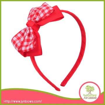 Plaid Bow School Hair Accessories for Kid Girls