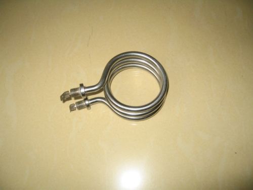 Spiral/coil electric tubular heater for liquid heating
