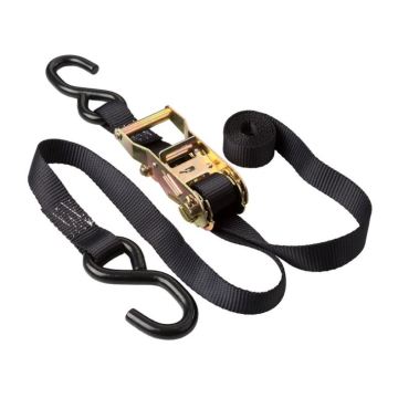 1.5 inch Ratchet Tie Down Straps with 1 inch Ratchet Straps, Webbing, and Double S Hooks