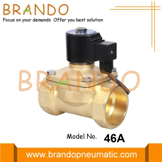 2'' Water Fountain Brass Solenoid Valve IP68 Underwater