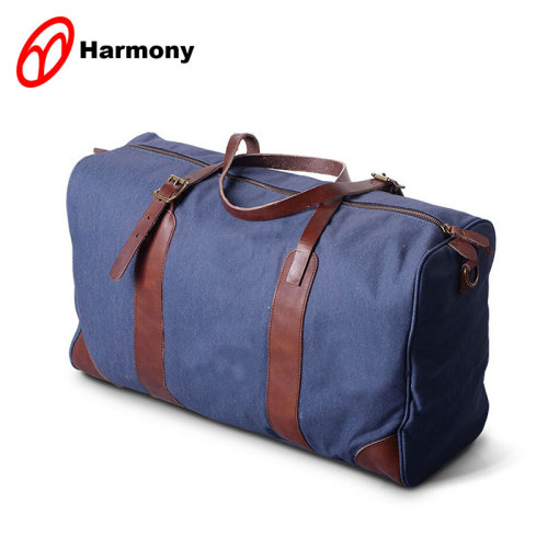 New trendy navy canvas hanging organizer duffle bag