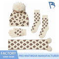Bộ đồ dệt kim da báo Pom Pom sành điệu
