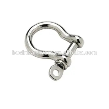 Fashion High Quality Metal Stainless Steel Paracord Bracelet Shackle