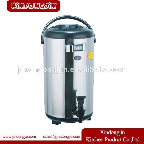 8L milk tea heat preservation bucket,milk tea barrel,stainless steel milk tea warmer bucket