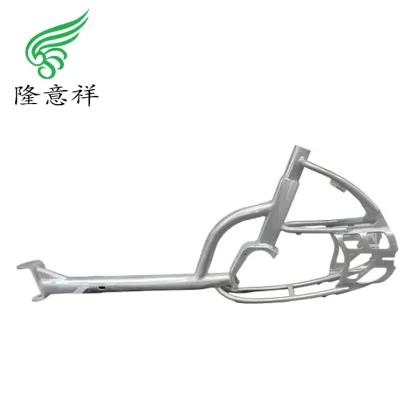 Man-cargo inverted three-wheel electric frame